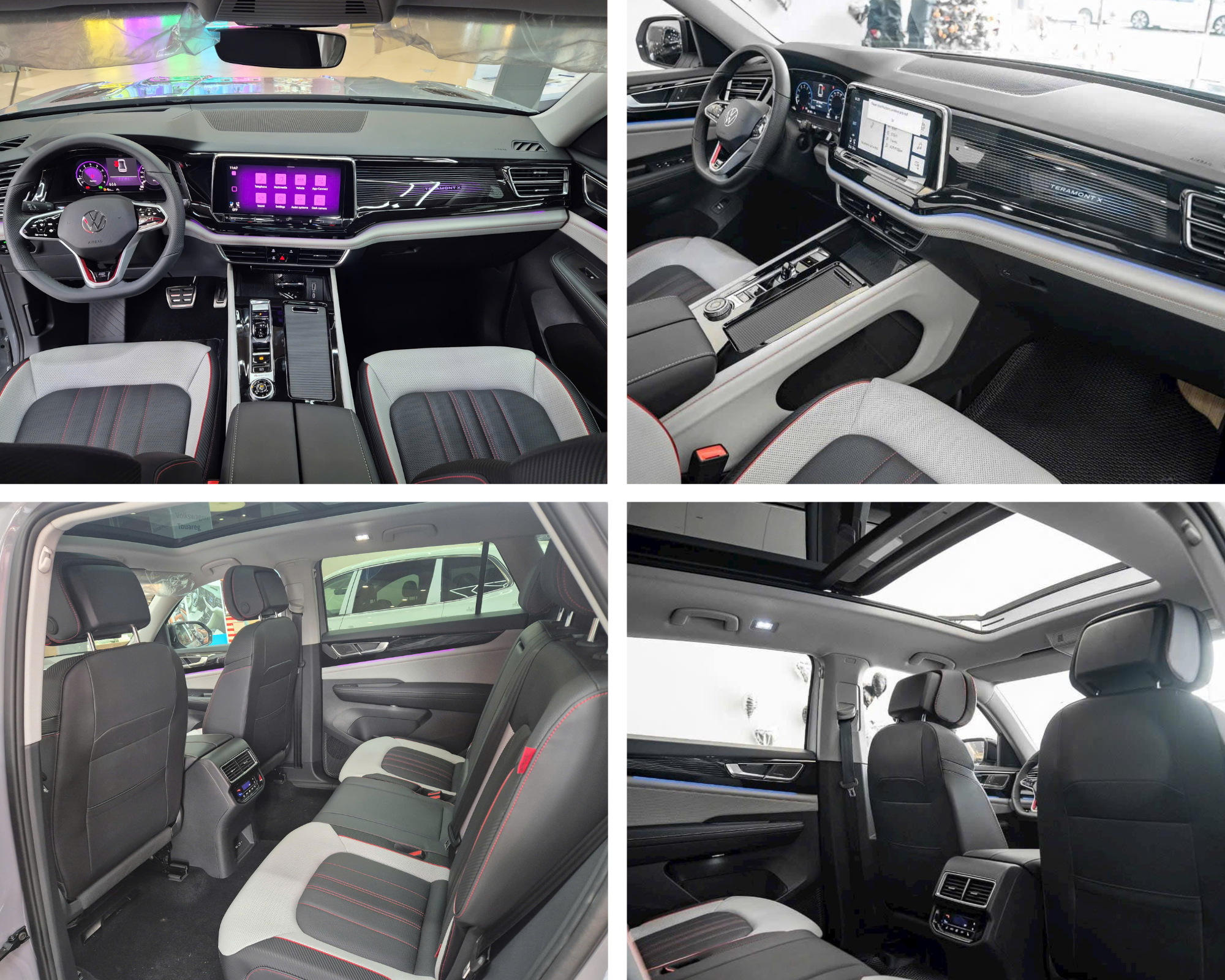 Khoang lái và nội thất Volkswagen Teramont X 2025